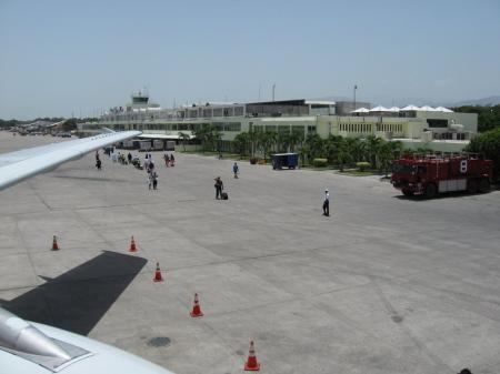 l'aéroport de Port-au-Prince